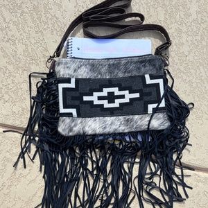 Dancing Cactus Designs Pendleton Cowhide Purse